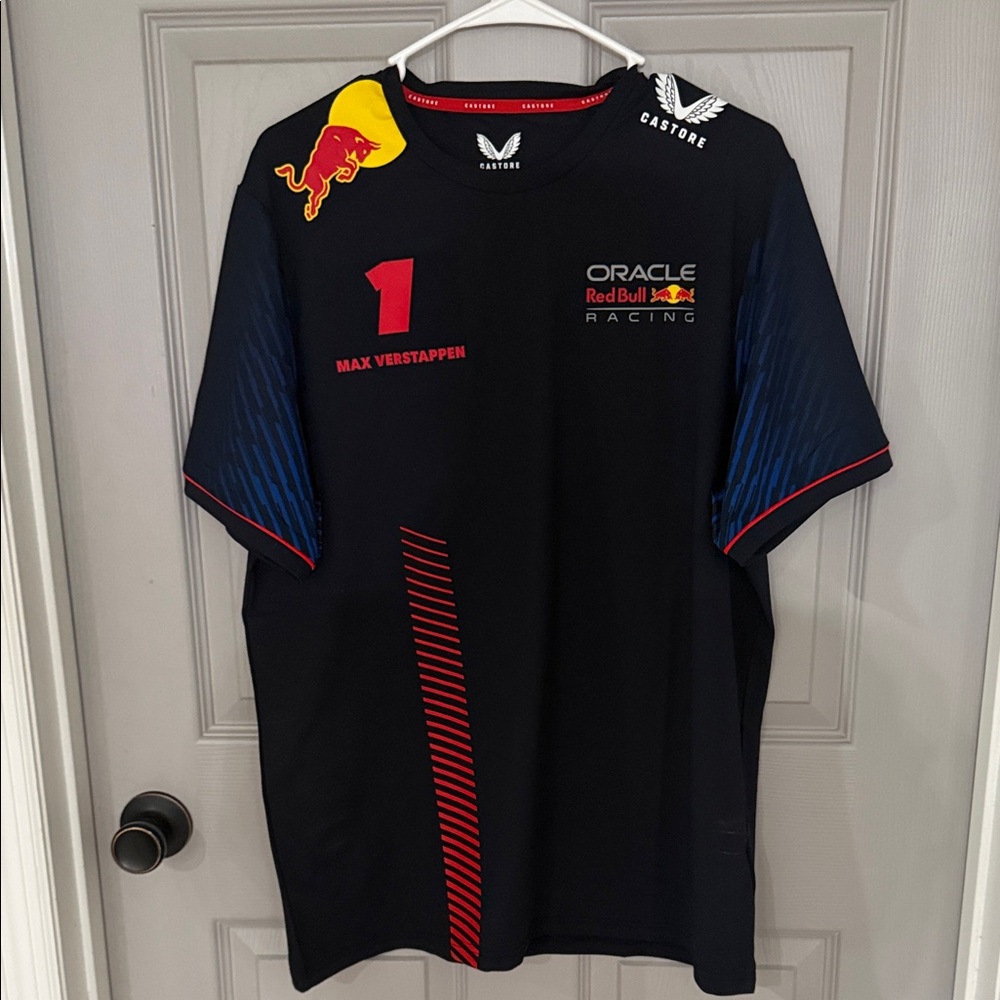 Men's Navy Red Bull Racing Jersey by Castore